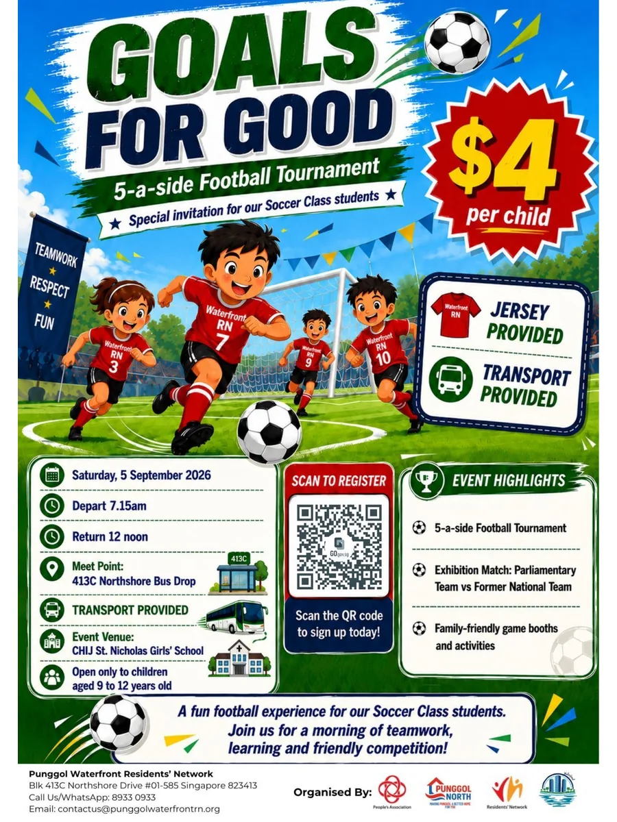 Poster for Ready to score some Goals for Good?