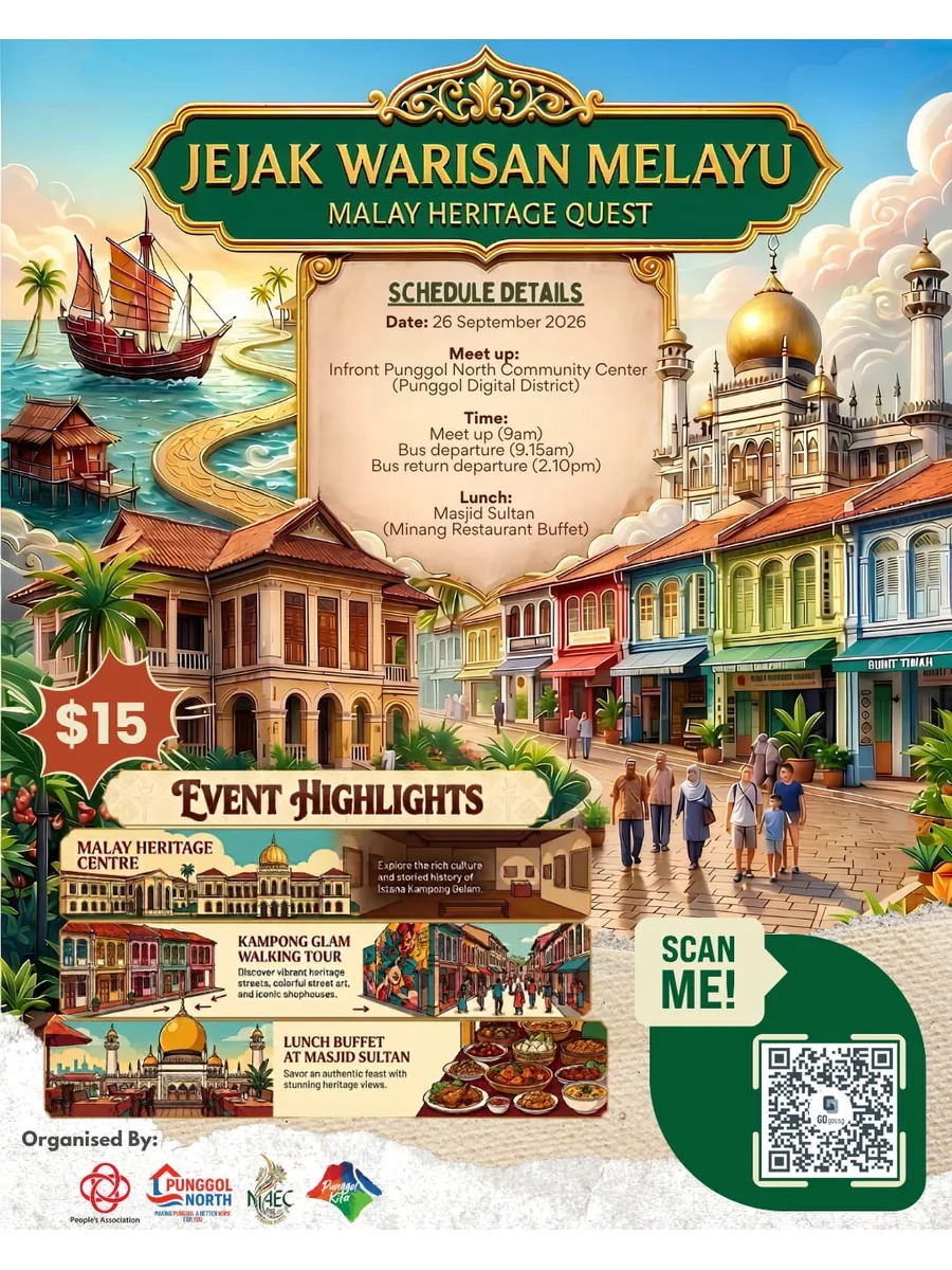 Poster for JEJAK WARISAN MELAYU – MALAY HERITAGE QUEST