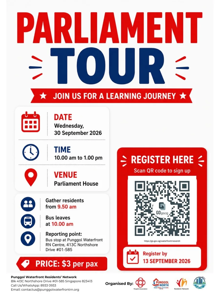 Poster for Parliament Tour: Join Us for a Learning Journey!
